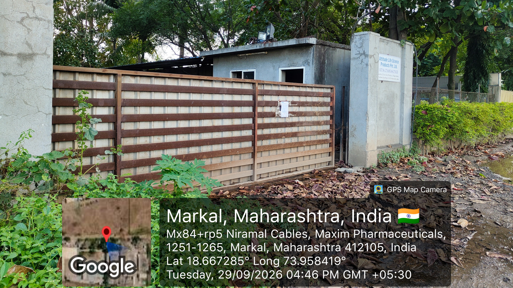 2010 square meter Industrial Plot with Factory Building for sale in Markal Village, Pune Alandi