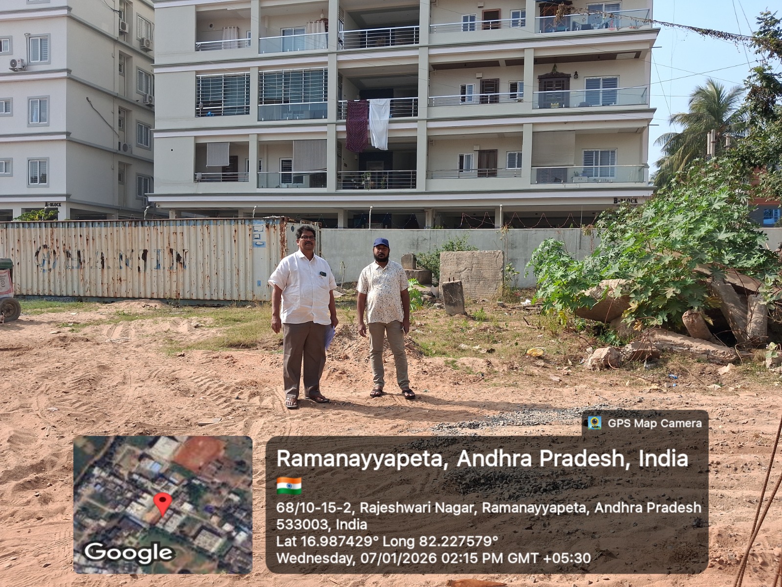 1559 square yard Plot for sale in viduyth nagar, kakinada, NEAR IDEAL COLLEGE, KAKINADA Kakinada — photo 3