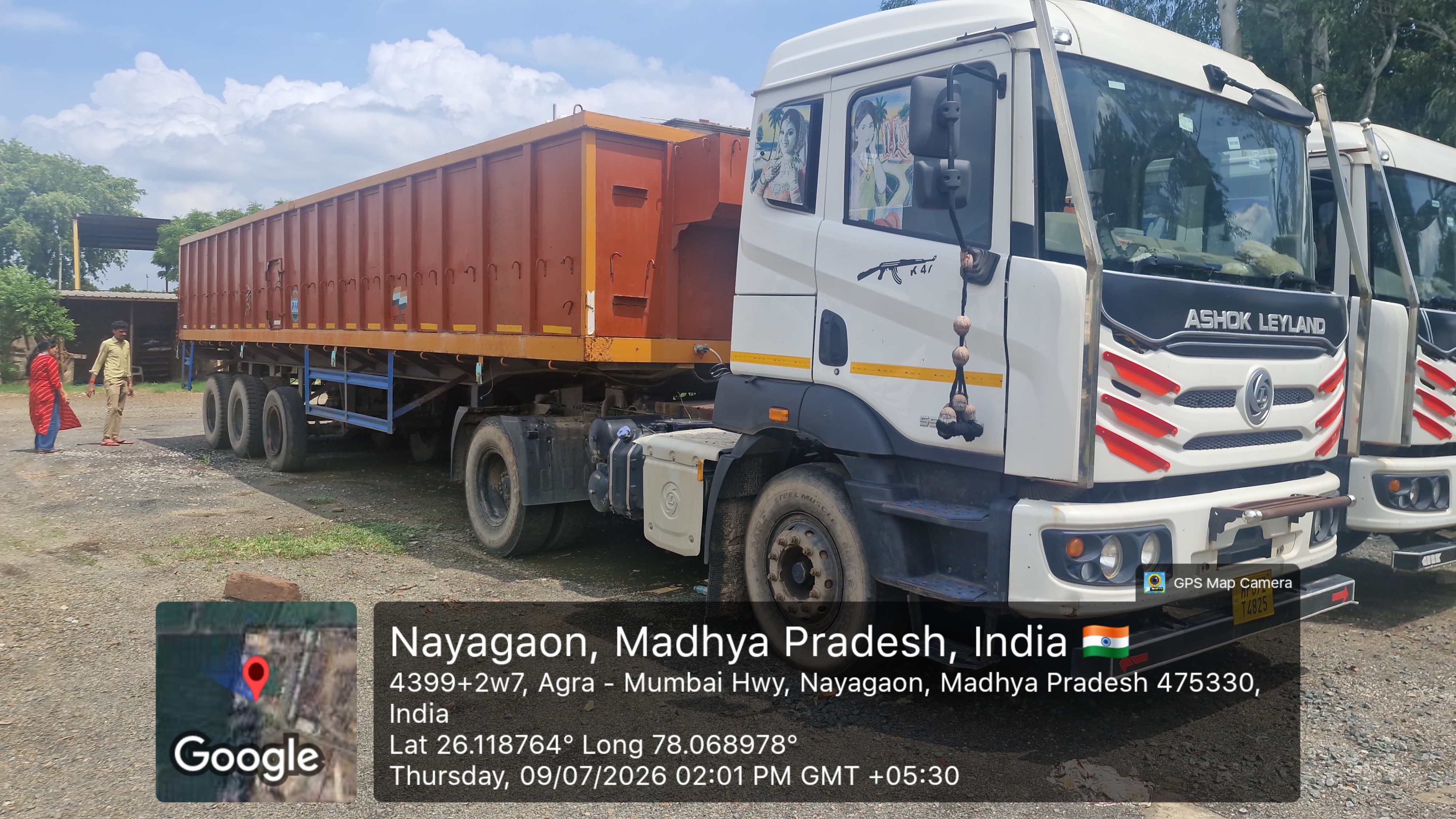 Commercial Vehicle Truck (Ashok Leyland) Registration No. MP07ZT4825, Engine No. RGPZ506826 & Chasis No. MB1T2VLD2RPGC2579. for sale in Gwalior (M.P.) Gwalior — photo 2