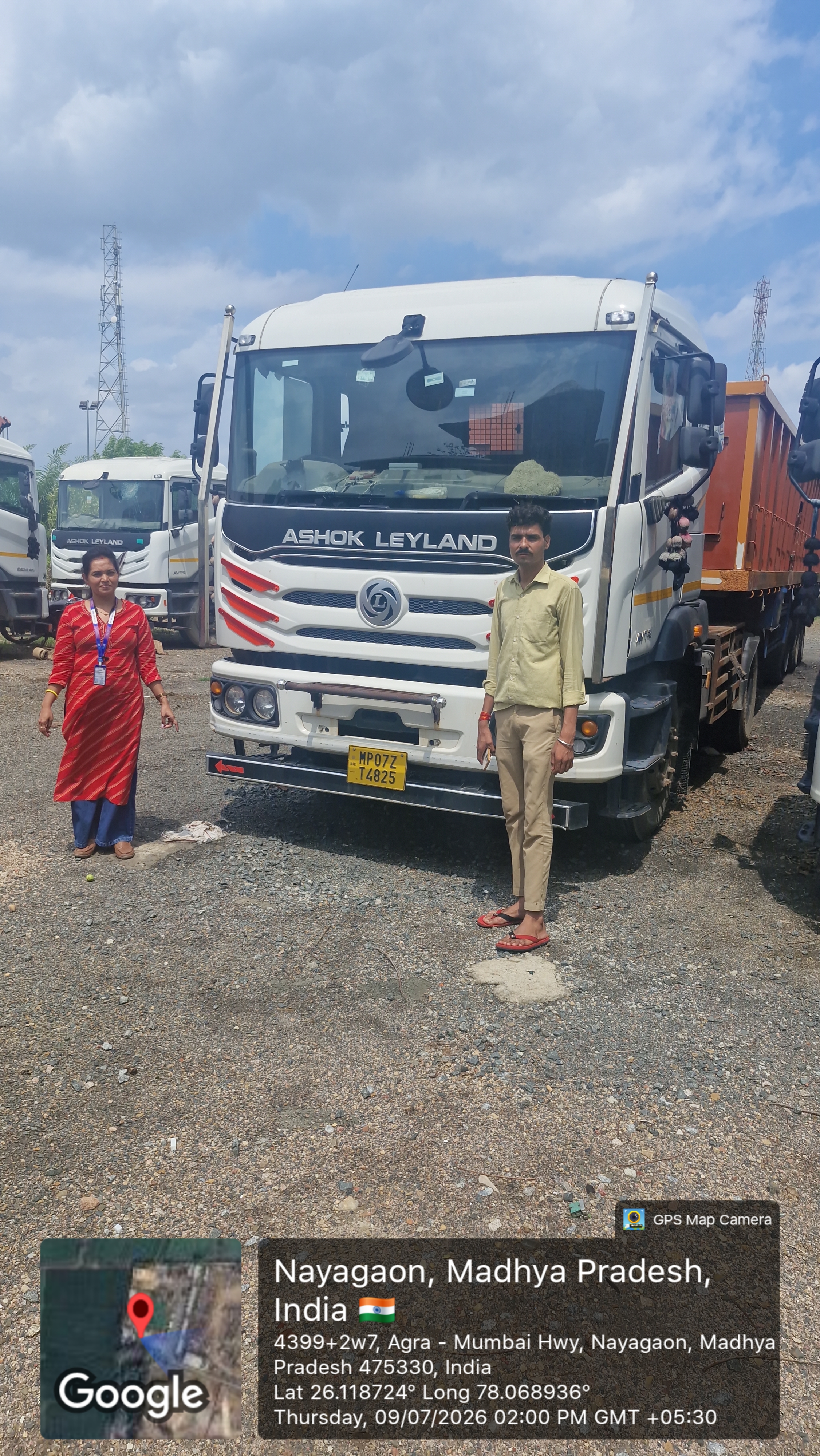 Commercial Vehicle Truck (Ashok Leyland) Registration No. MP07ZT4825, Engine No. RGPZ506826 & Chasis No. MB1T2VLD2RPGC2579. for sale in Gwalior (M.P.) Gwalior — photo 3