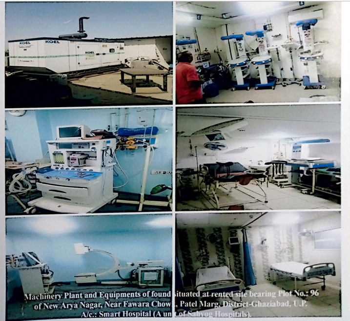 Plant and Machinery of Hospital for sale in ARYA NAGAR, GHAZIABAD- 201002 Greater Noida