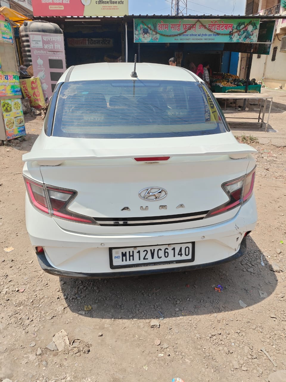 2022 Hyundai Aura SX Plus CNG Sedan 32452 km 3 years for sale in KESNAND Pune — photo 2