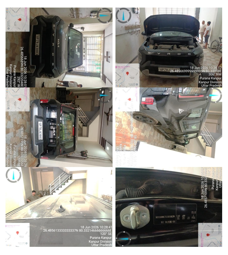 2025 Kia Syros HTK SUV 6281 km 1 year for sale in M/S AJ ASSOCIATES Kanpur — photo 4