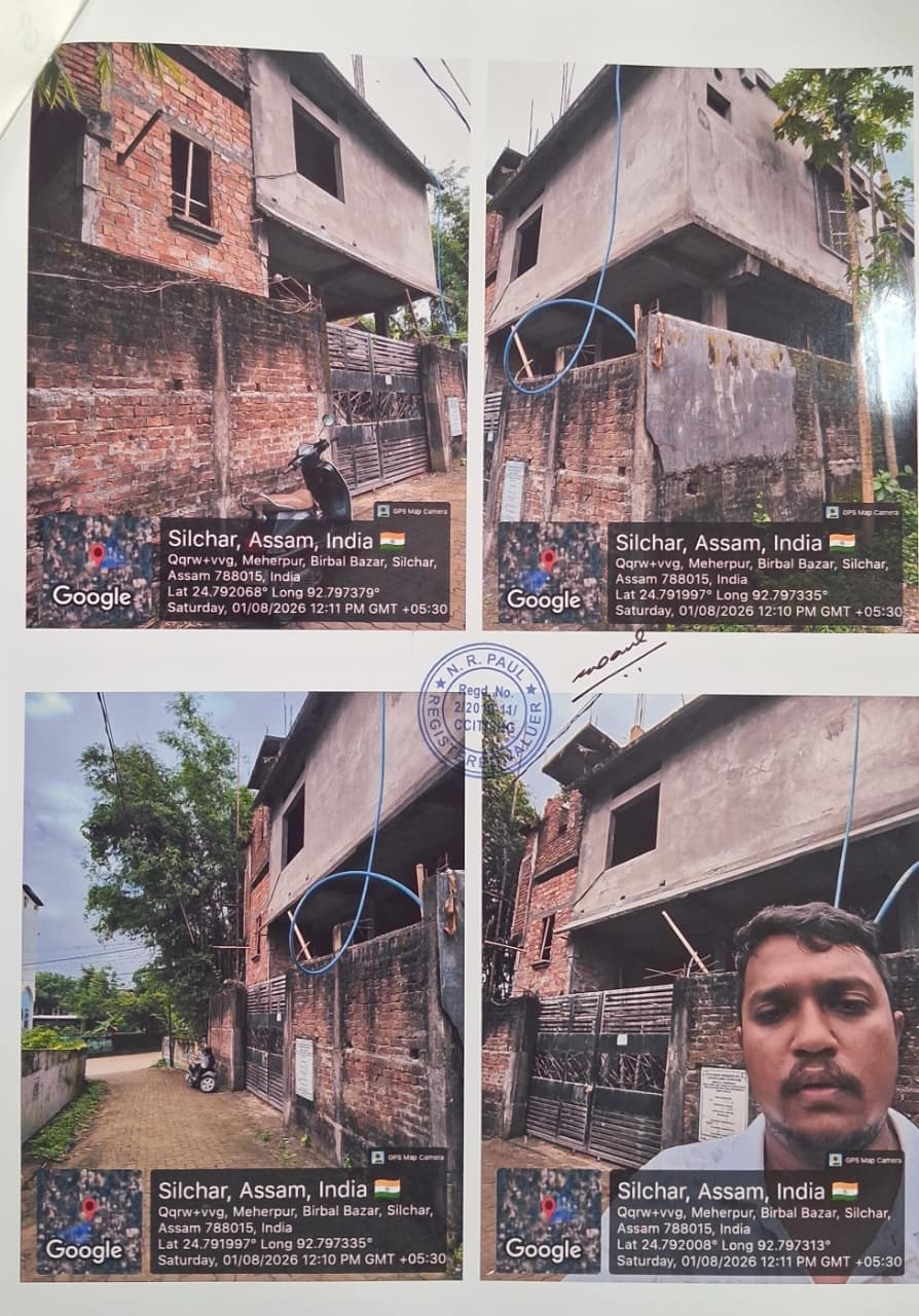 1800 square feet Individual House for sale in Opposite Alitikar Masjid Silchar