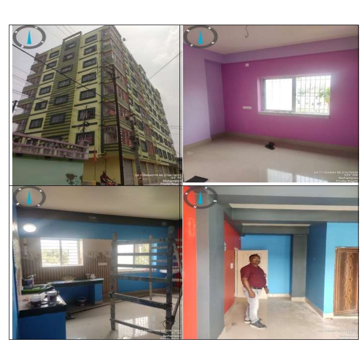 2 BHK Flat for sale in SWAPNA BHUMI III, COSSIMBAZAR Rampurhat