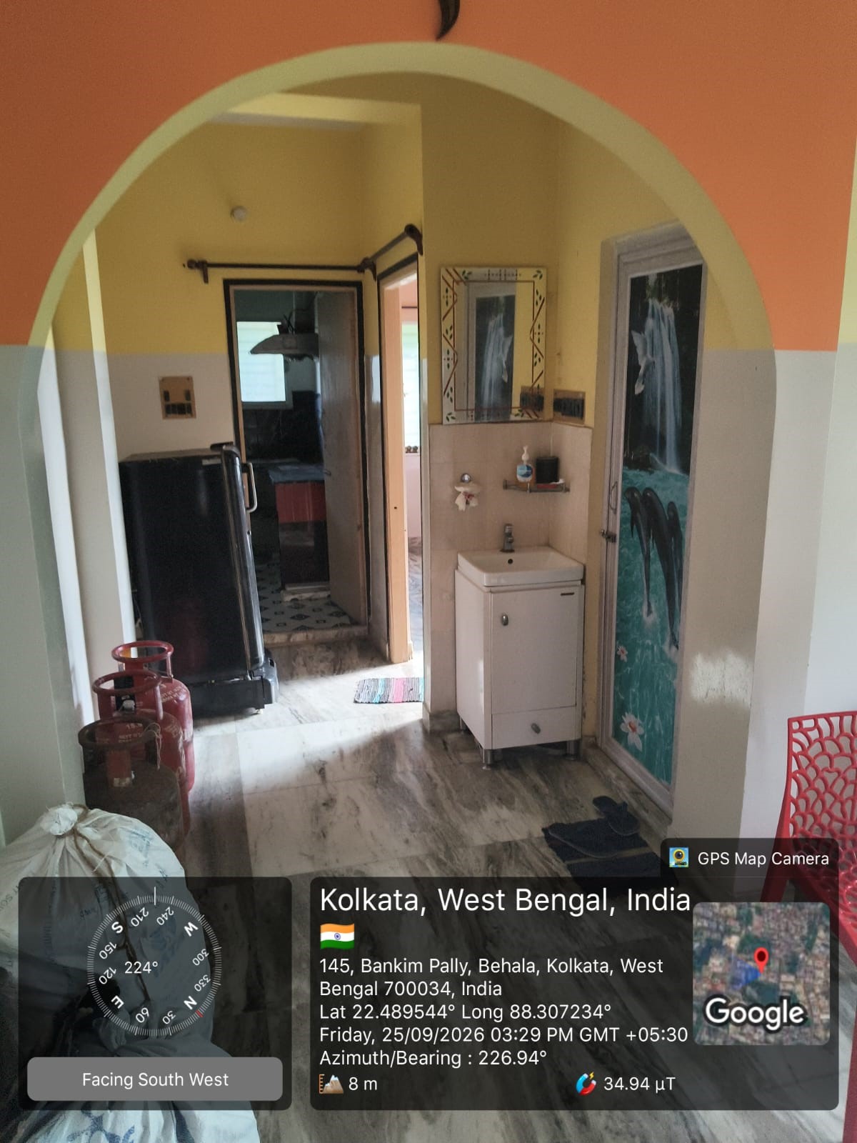2 BHK Flat for sale in Indralaya, 153/5 Becharam Chatterjee Road, PS-Parnasree Pally, Kolkata-700034 near Joyrampur PO KMC Ward 130 Kolkata — photo 2
