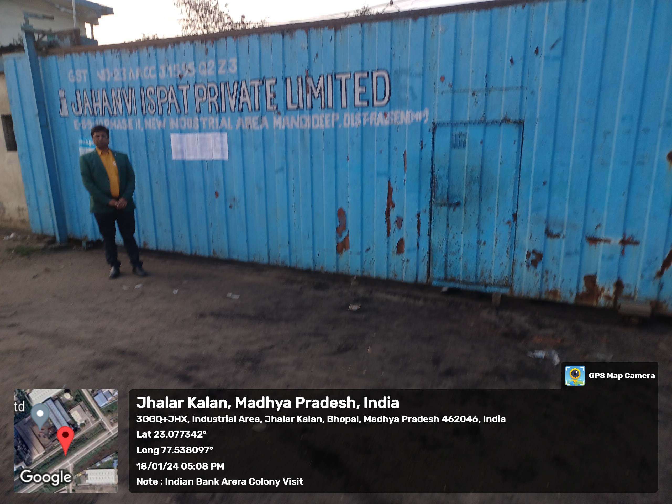 9996.36 square meter Industrial Plot for sale in Mandideep