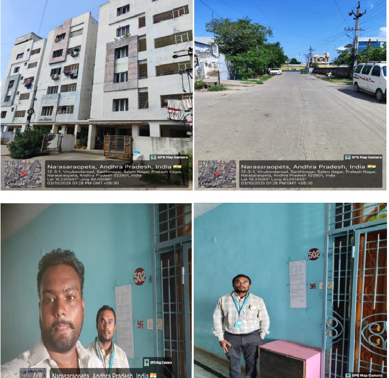 1235 square feet Flat for sale in Narasaraopet