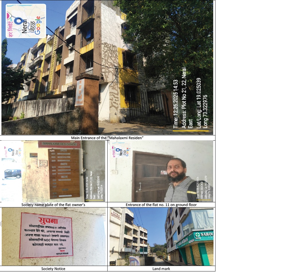 1 BHK Flat for sale in MAHALAXMI RESIDENCE, NERAL Karjat