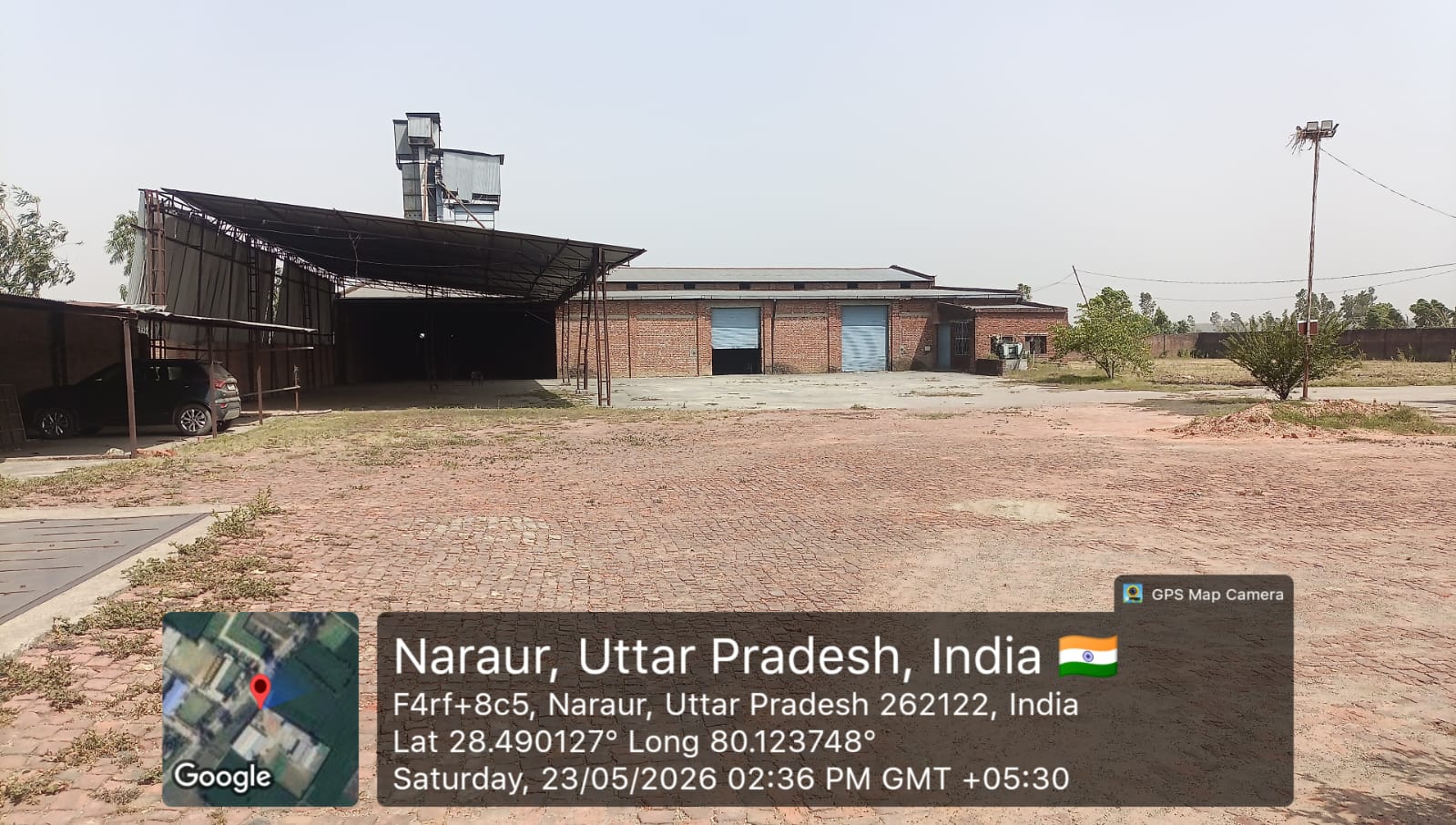 5605 square meter Industrial Plot with Factory Building for sale in Puranpur — photo 1