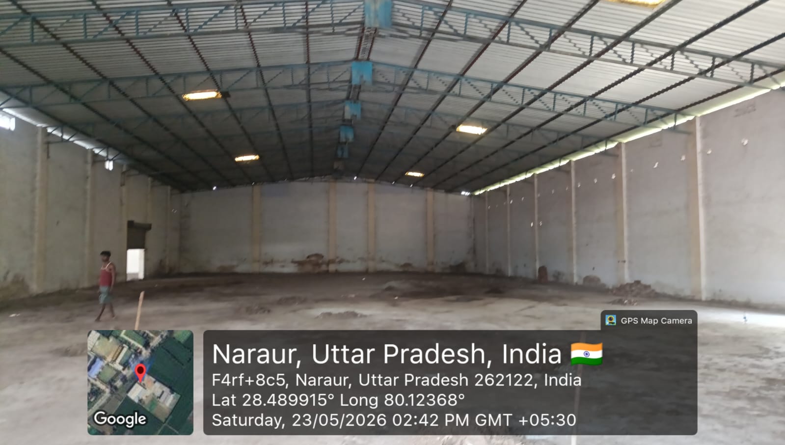 5605 square meter Industrial Plot with Factory Building for sale in Puranpur — photo 2