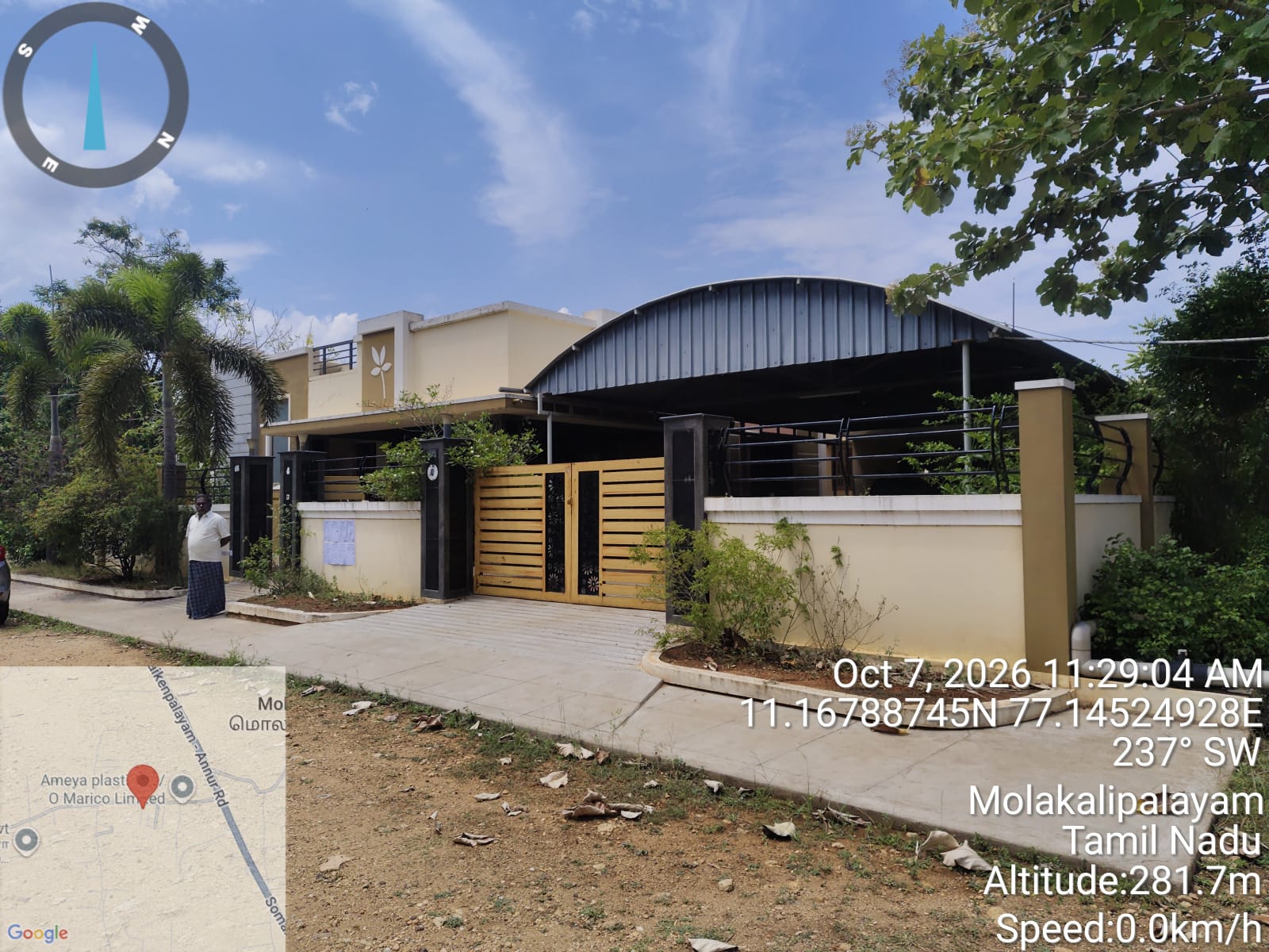 INDUSTRIAL COMPUND WITH RESIDENTIAL PROPERTY for sale in KADUVETTIPALAYAM Kaniyur — photo 3