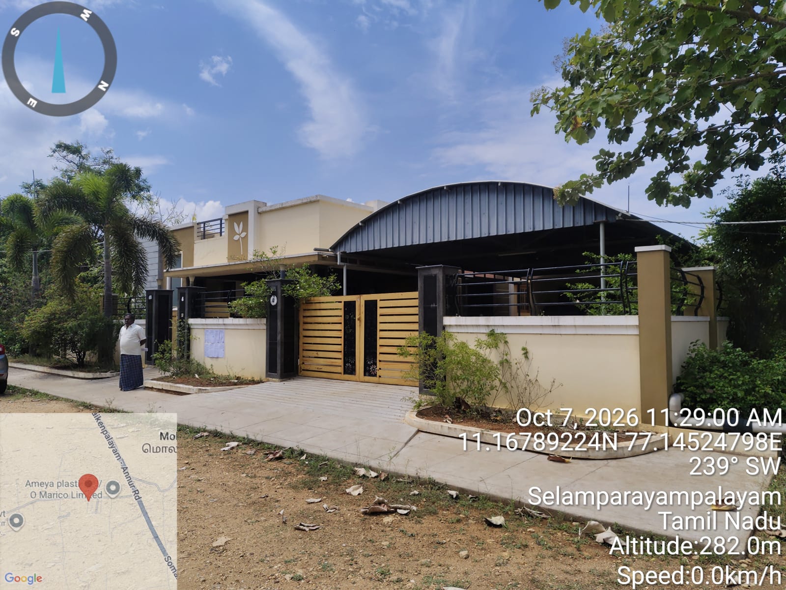 INDUSTRIAL COMPUND WITH RESIDENTIAL PROPERTY for sale in KADUVETTIPALAYAM Kaniyur — photo 1