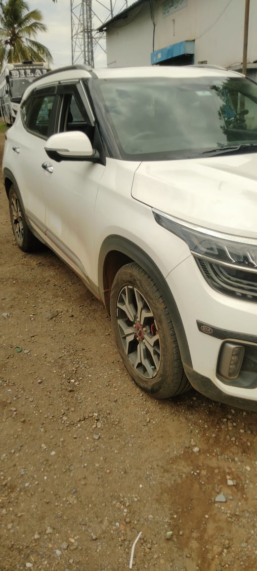 2021 Kia Seltos GTX Plus SUV 60117 km 5 years for sale in LAL AHMED PARKING YARD/BOMBAY SETH PARKING YARD Kalaburagi — photo 2