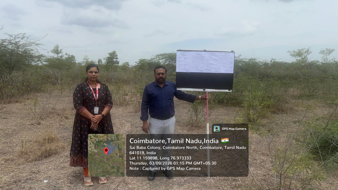 4550 square feet Plot for sale in No.4 Veerapandi Village Coimbatore