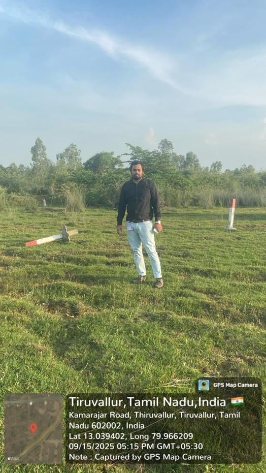 2646 square feet Plot for sale in Plot No 311 SREE GAYATHRI NAGAR layout in Paparmbakkam Village Tiruvallur Taluk Kakkalur
