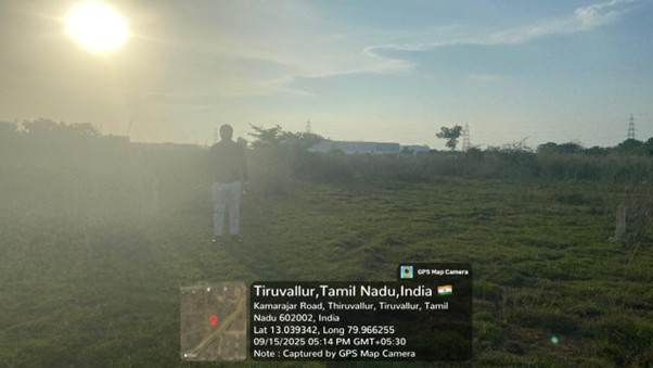2646 square feet Plot for sale in Plot No 311 SREE GAYATHRI NAGAR layout in Paparmbakkam Village Tiruvallur Taluk Kakkalur — photo 5
