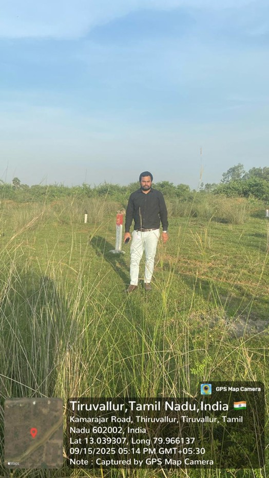 2646 square feet Plot for sale in Plot No 311 SREE GAYATHRI NAGAR layout in Paparmbakkam Village Tiruvallur Taluk Kakkalur — photo 6