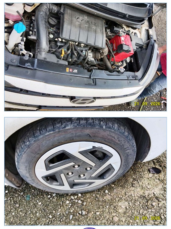 2025 Hyundai Aura S 1.2 Petrol MT Sedan 28446 km 1 year for sale in Choice Warehousing Navi Mumbai — photo 4