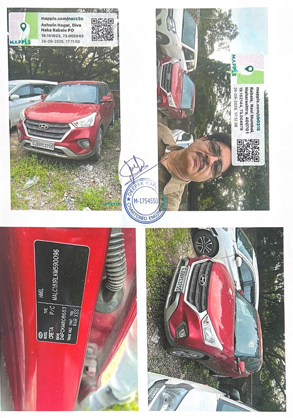2020 Hyundai Creta 1.4 CRDI EX SUV 1 km 6 years for sale in Choice Warehousing Navi Mumbai — photo 3