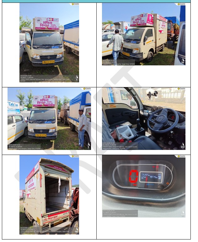 2024 Tata Ace Gold 2100/Petrol CX Mini Truck 7975 km 2 years for sale in Trinity Parking Yard Vasai Virar — photo 3