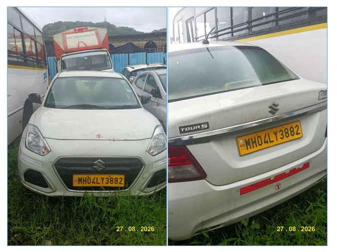 2024 Maruti Suzuki Tour S (Dzire) Petrol Compact sedan 1 km 2 years for sale in Trinity Parking Yard Vasai Virar — photo 1