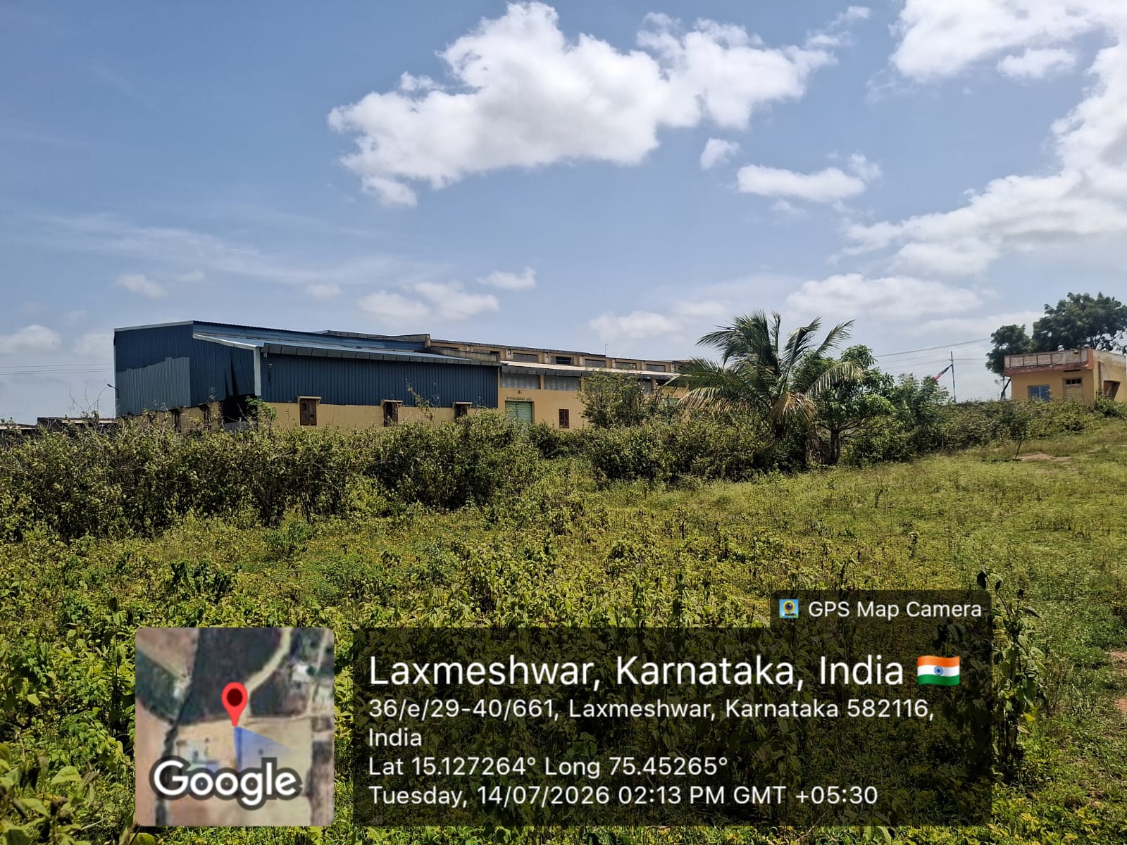 Industrial Plot with Factory Building for sale in Basti Bana of Lakshmeshwar Lakshmeshwar — photo 4