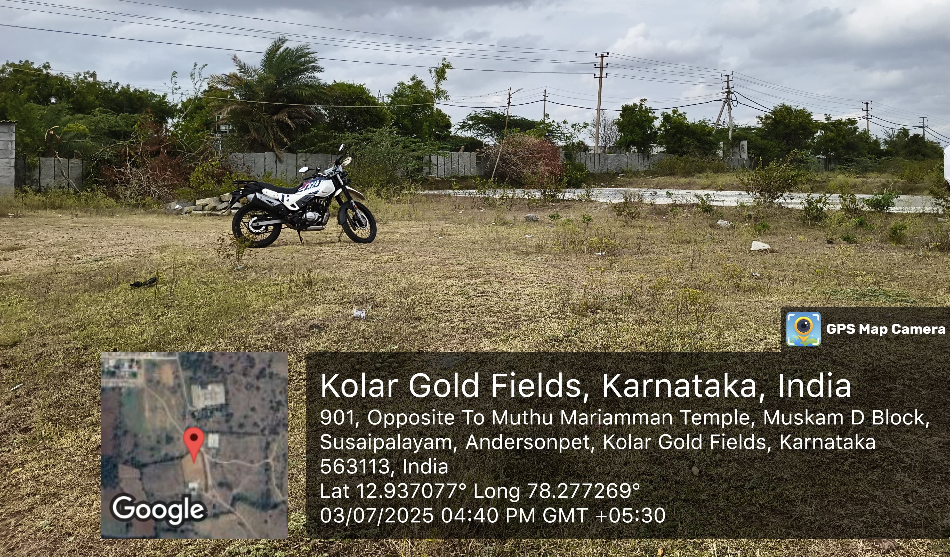 1200 square feet Plot for sale in Robertsonpet
