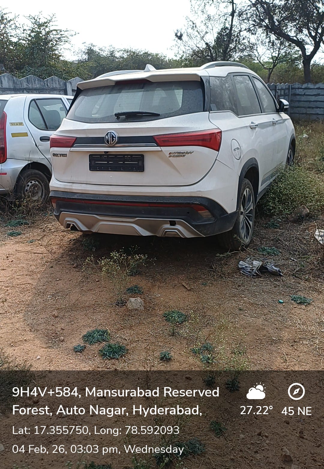 VEHICLE AUCTION OF MG HECTOR for sale in Hyderabad — photo 2