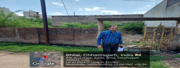 1400 square feet Plot for sale in Bhilai