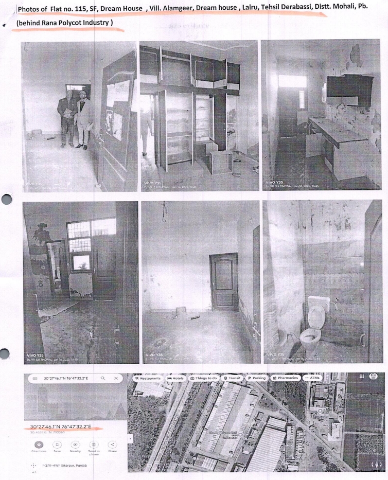 400 square feet Flat for sale in Dream House, Village Alamgeer Back Side of Rana Polycot, Lalru Distt SAS Nagar, Punjab Lalru