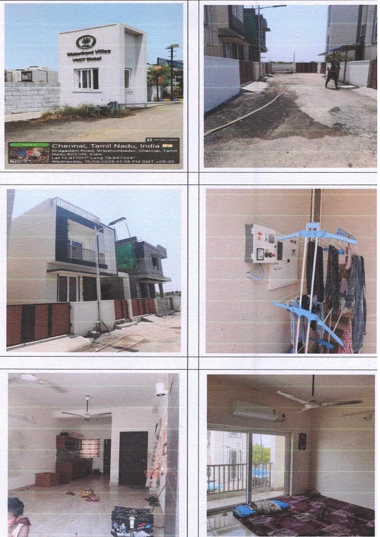 816 square feet Villa for sale in WATERFRONT VILLAS, KADUVANCHERI Chennai