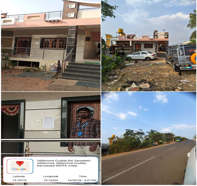 600 square feet Individual House for sale in Saundatti Yellamma