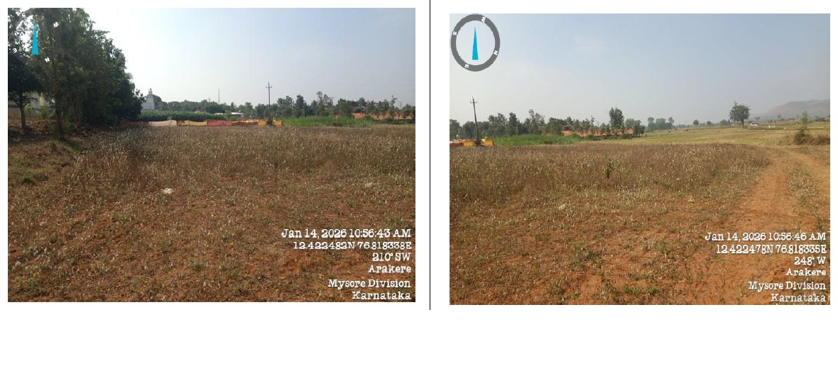 1942 square feet Plot for sale in ARAKERE VILLAGE Gejjalagere Industrial Area