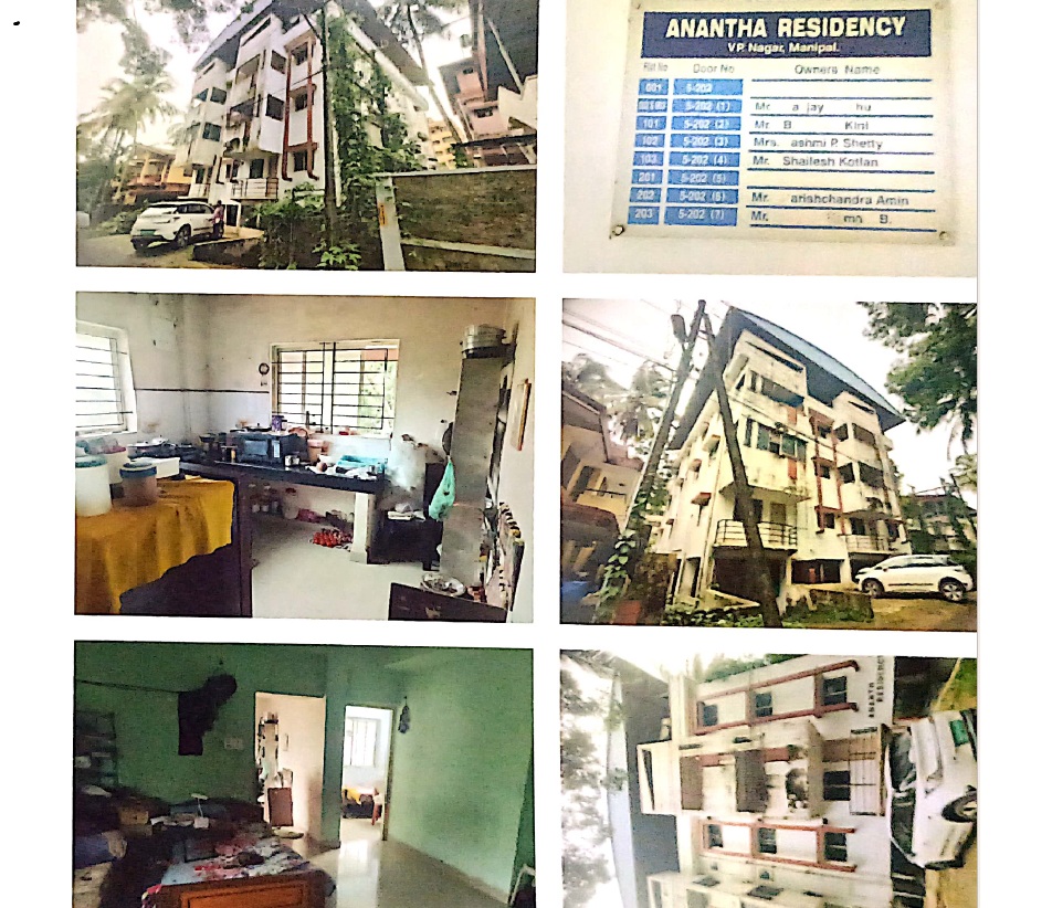 2 BHK Flat for sale in ANANTH RESIDENCY, ANANTH RECIDENCY, IN PLOT NO 1A7A1 SHIVALLI VILLAGE , INDRALI WARD UDUPI TALUK Alevoor — photo 1