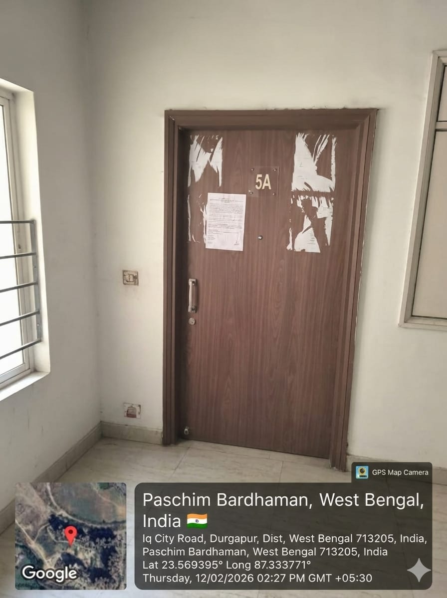 1153 square feet Flat for sale in Mouza: Sovapur (ADDA), PS: Faridpur, Durgapur, District Paschim Bardhaman, Pin Code: 713206 Durgapur