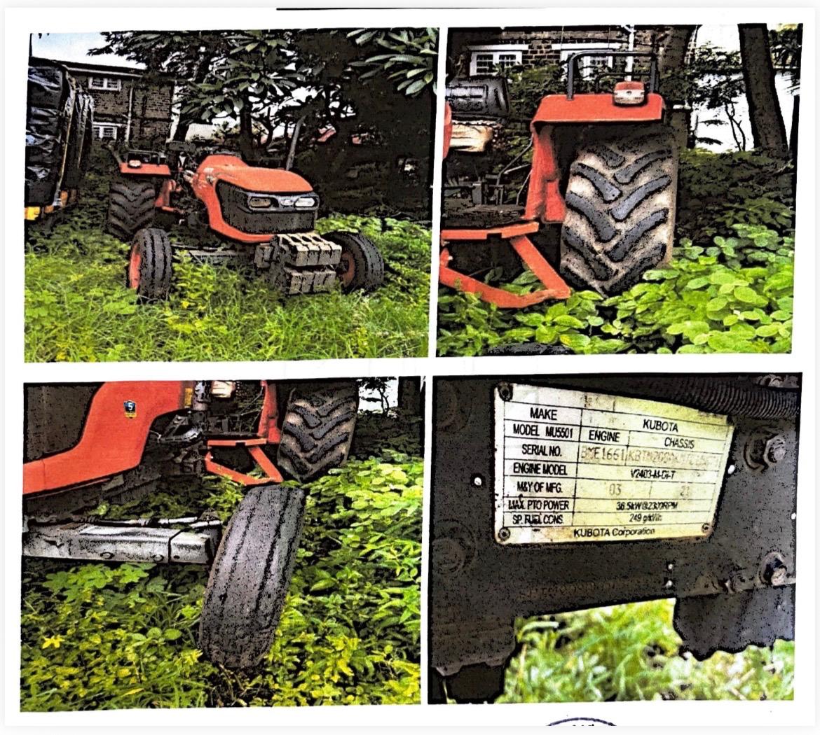 2022 Kubota MU5501 2WD Tractor 10000 km 4 years for sale in SAWANT BUNGLOW Kolhapur — photo 2
