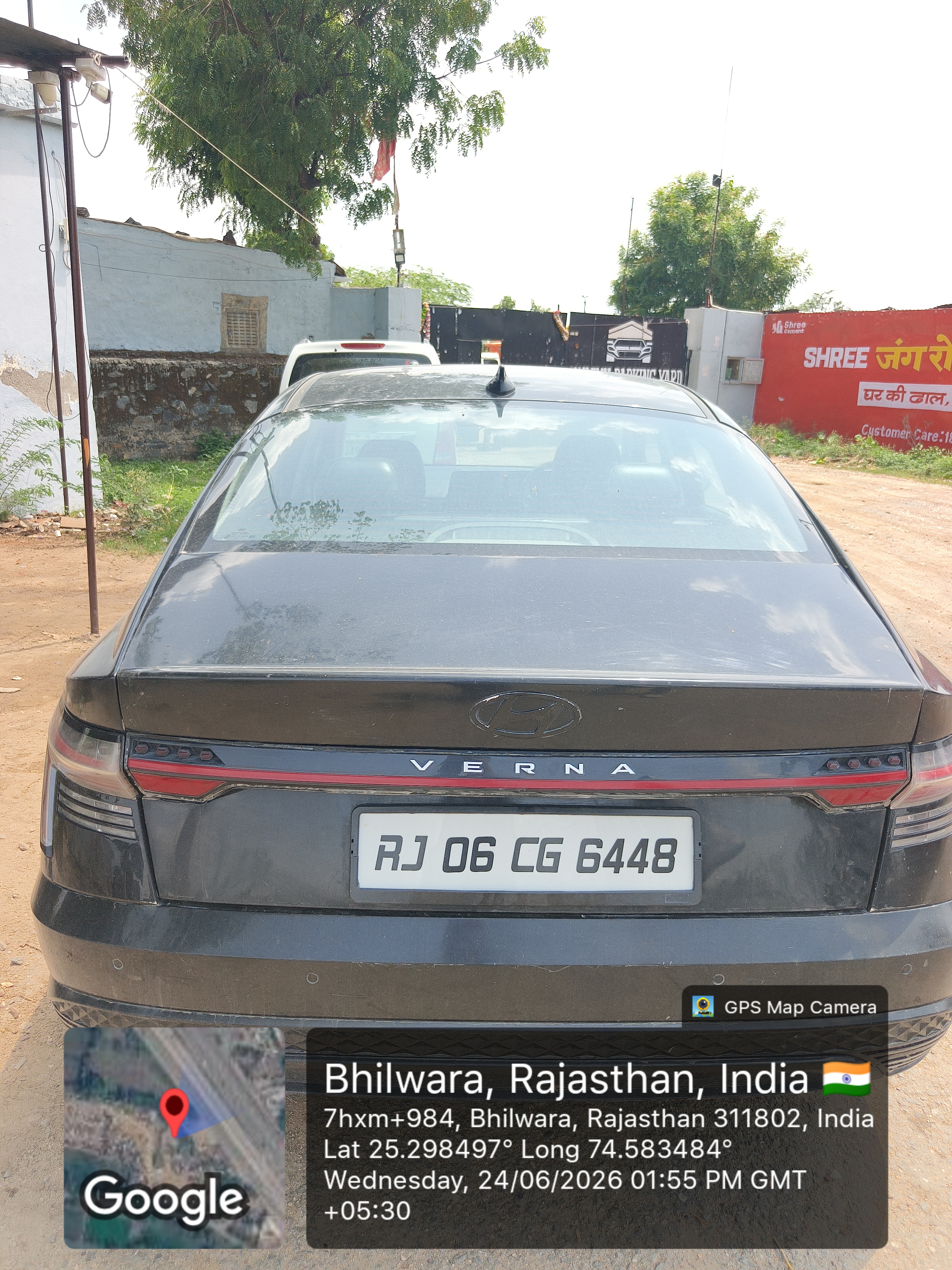 2025 Hyundai Verna S 1.5 MPi MT Sedan 21421 km 1 year for sale in KANISHK PARKING YARD Bhilwara — photo 2