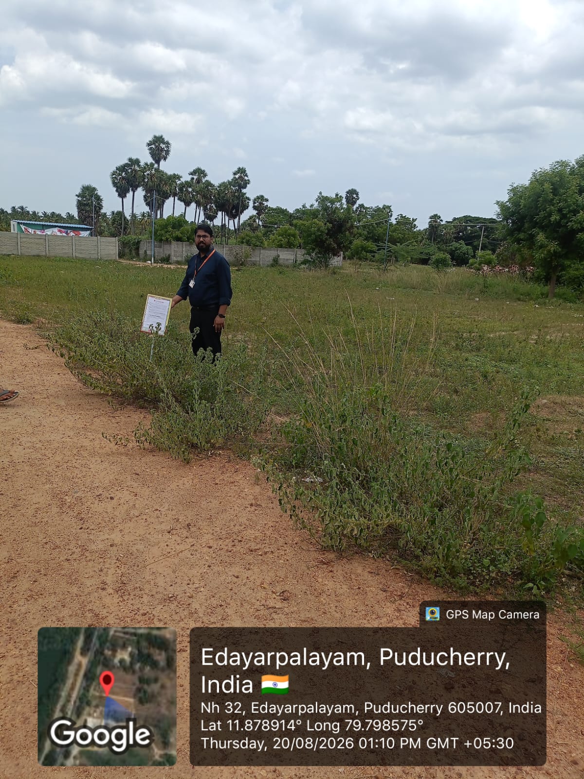 1200 square feet Plot for sale in Puducherry — photo 2