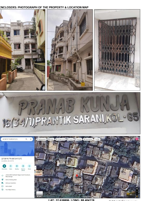 416 square feet Flat for sale in PRANAB KUNJA, DUMDUM Kolkata — photo 1