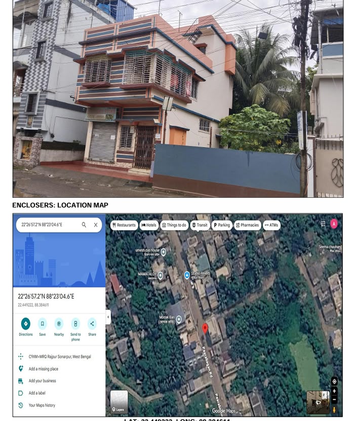 535 square feet Individual House for sale in SONARPUR Kolkata — photo 2