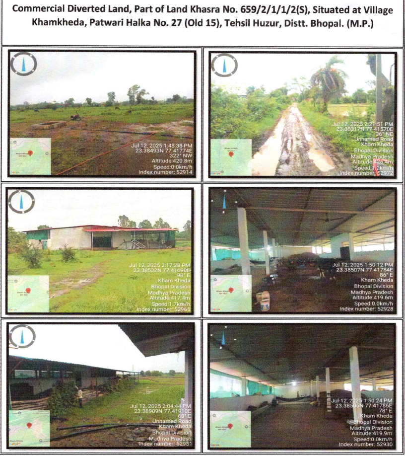 COMMERCIALLY DIVERTED LAND AND GOAT SHED for sale in Acharpura Industrial Area