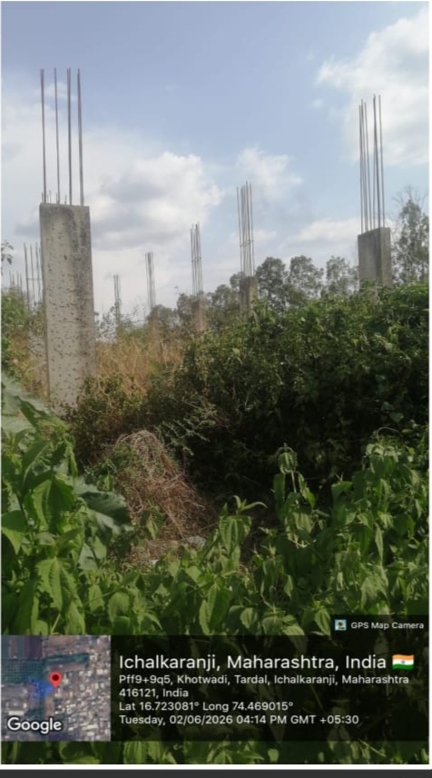 Partially constructed residential plot for sale in Tardal Ichalkaranji — photo 3
