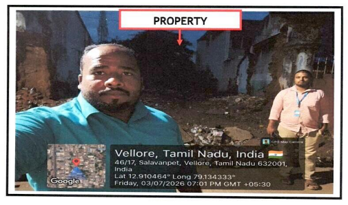 2636 square feet Plot for sale in Vellore — photo 2