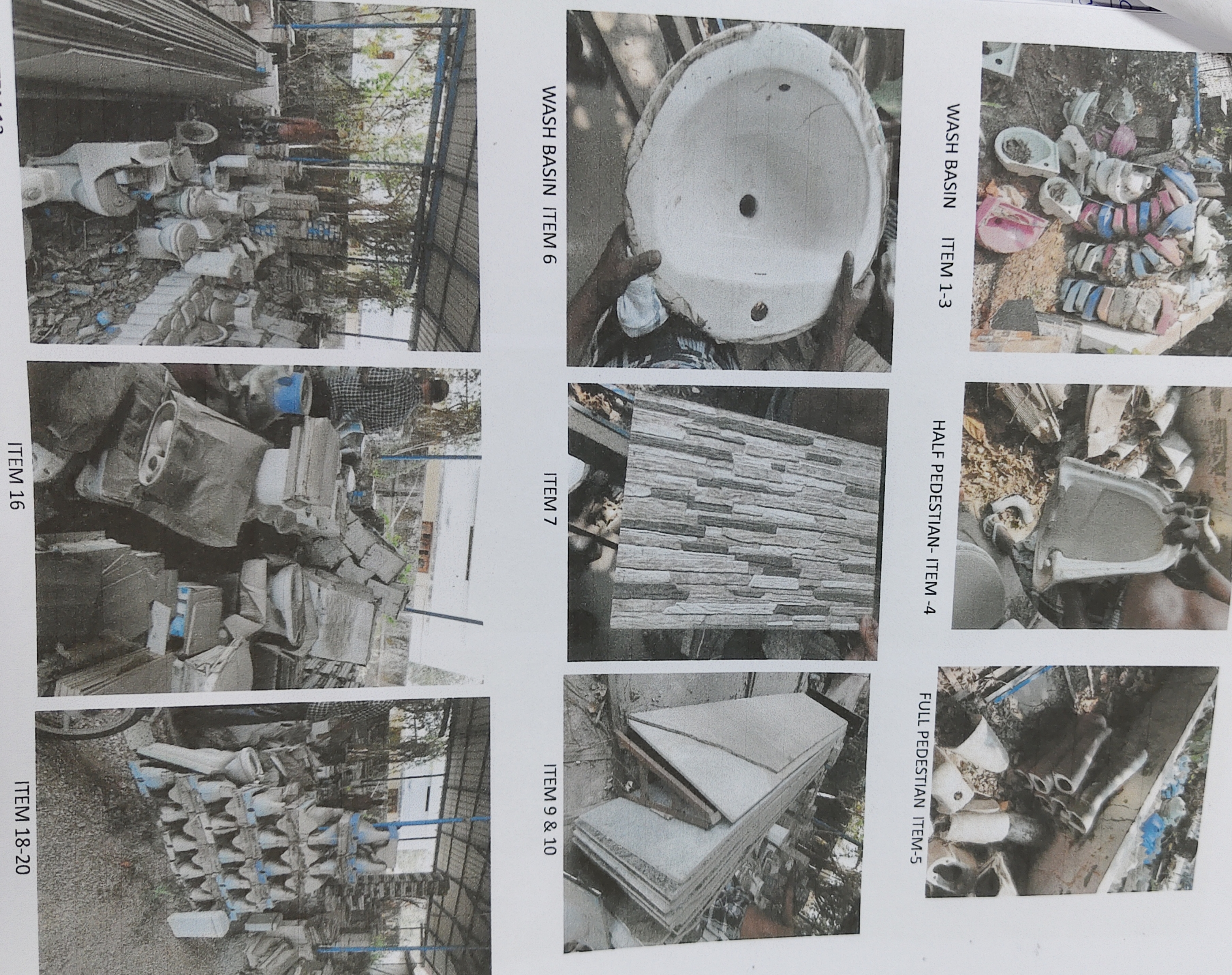 Stock of Tiles and sanitaries for sale in Kannanalloor Thrikkovilvattom — photo 3