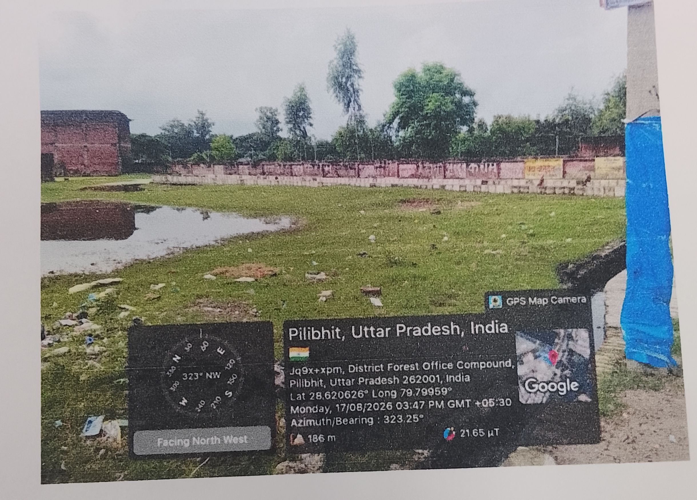 899.26 square meter Plot for sale in pakariya naugawan Pilibhit — photo 2
