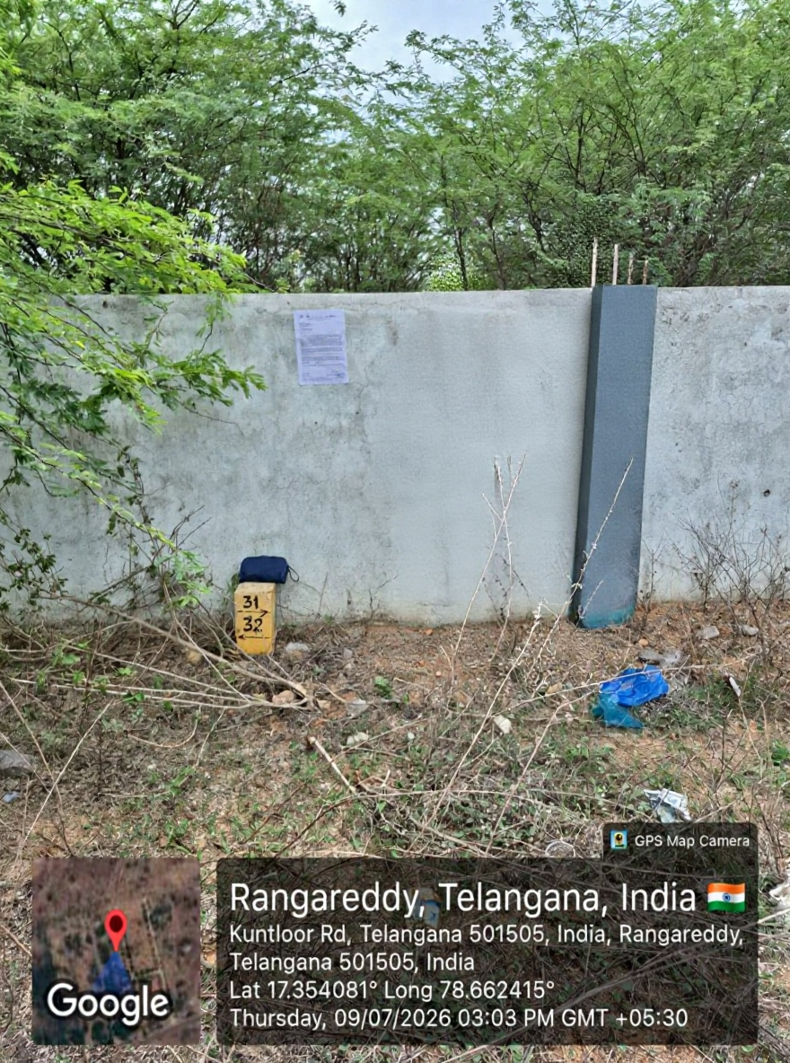 282 square yard Plot for sale in KUNTLOOR ROAD Hyderabad