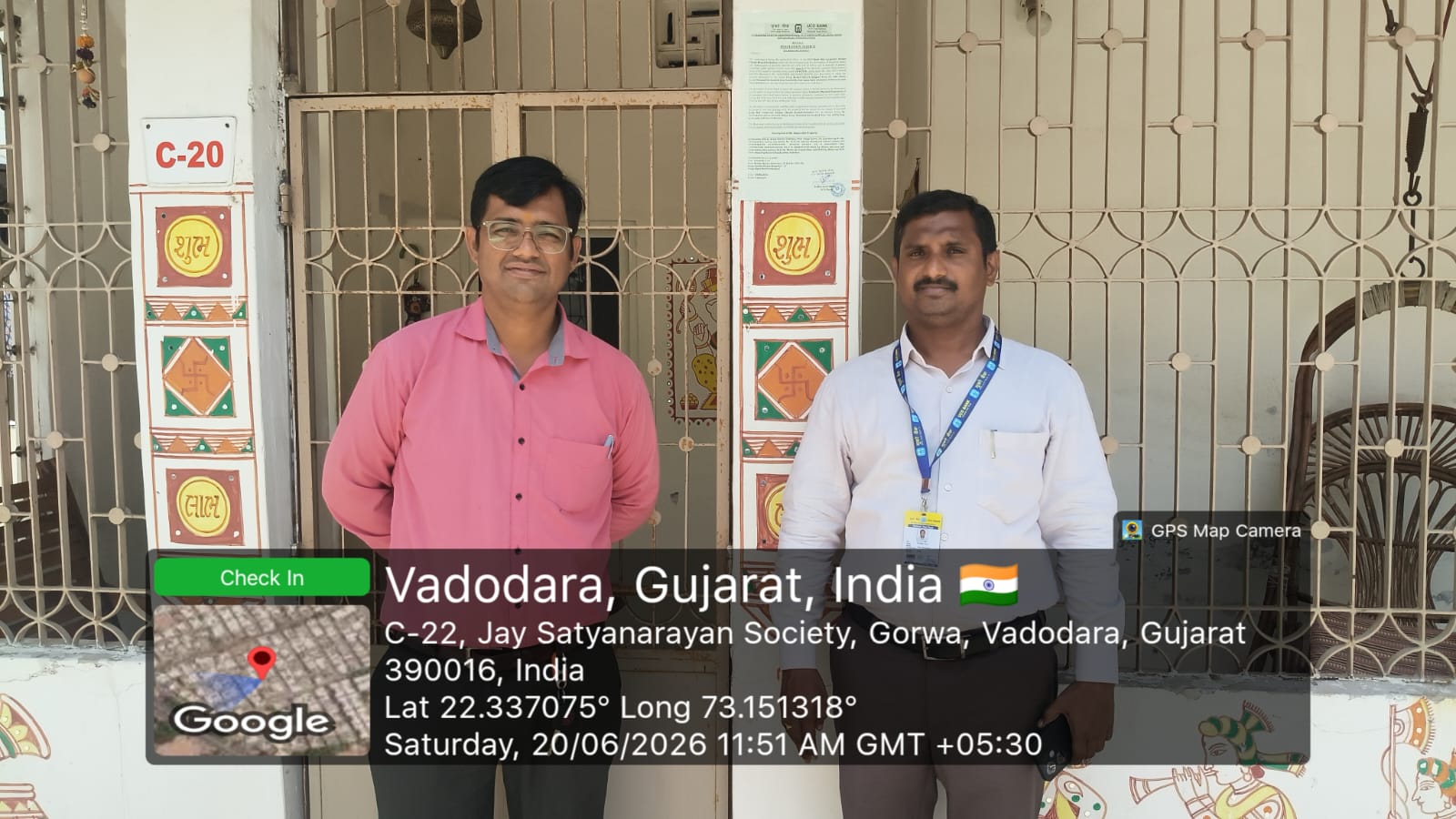 86.86 square meter Individual House for sale in Block No C-20, Jay Satyanaran Co. operative Housing Society Ltd, Gorwa Vadodara, Gujrat Vadodara — photo 2