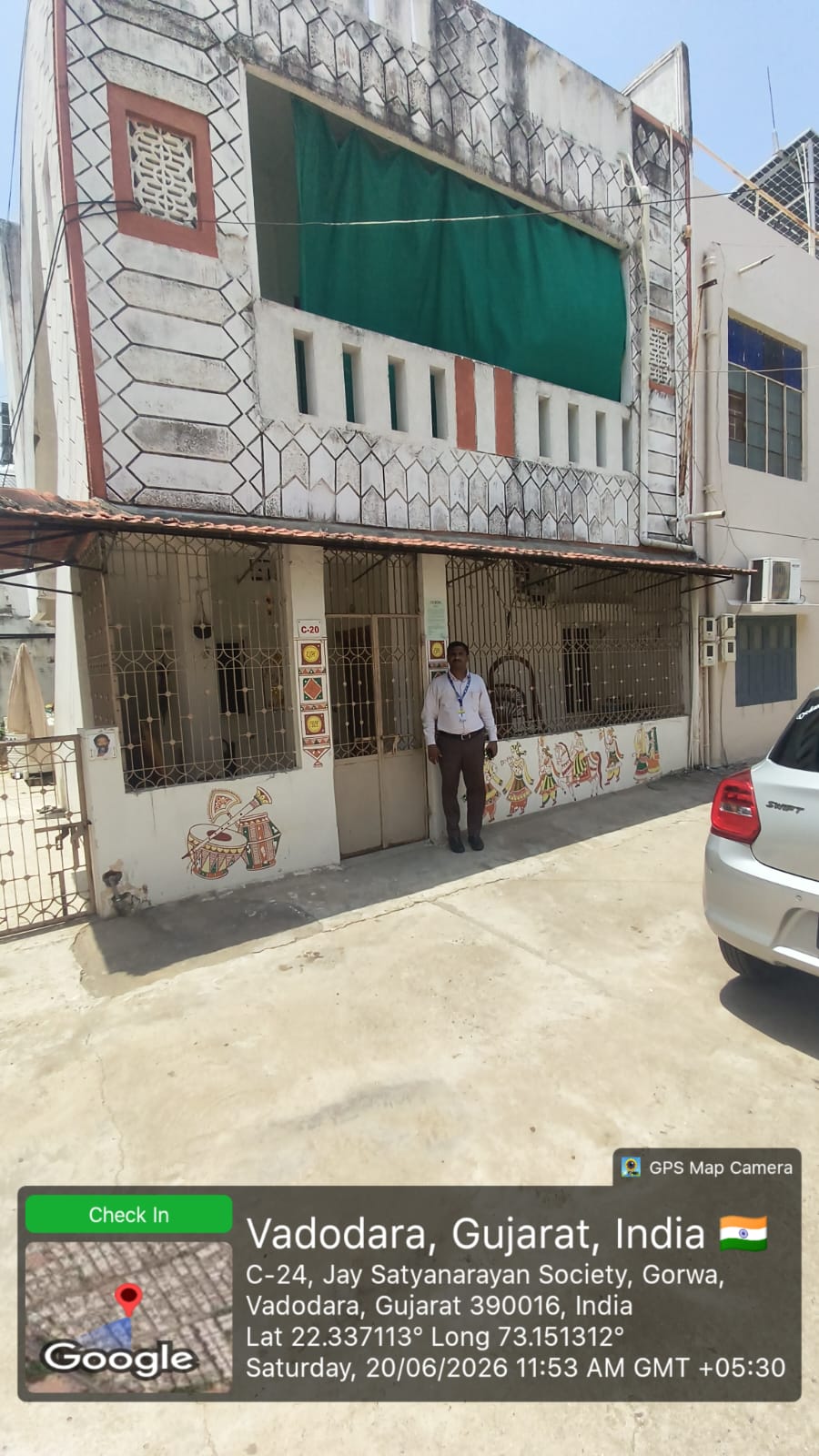 86.86 square meter Individual House for sale in Block No C-20, Jay Satyanaran Co. operative Housing Society Ltd, Gorwa Vadodara, Gujrat Vadodara