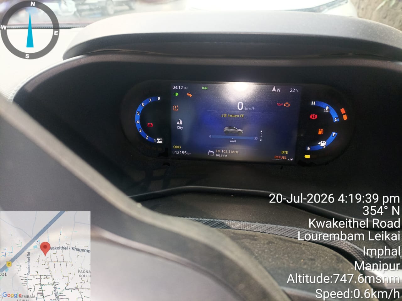 2024 Tata Nexon Creative+ SUV 12176 km 2 years for sale in PREM & ASSOCIATES Imphal — photo 2